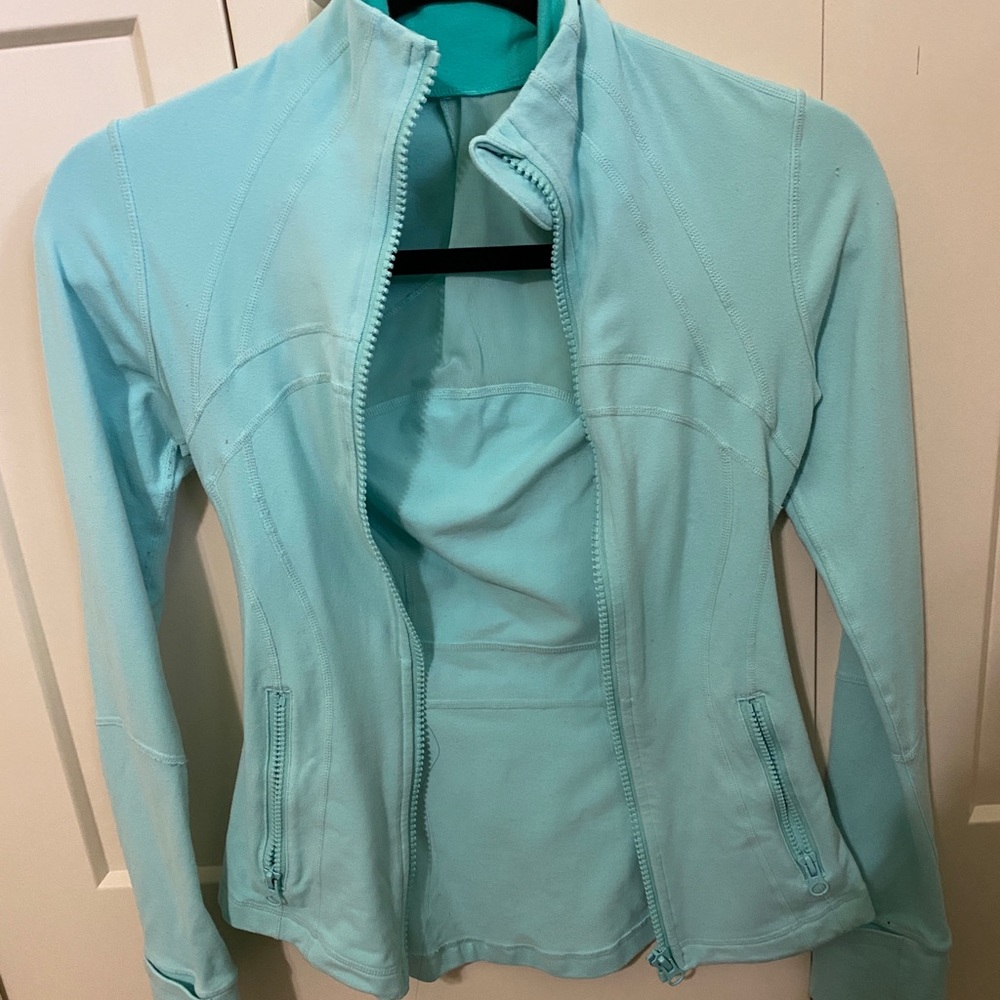 Lululemon define jacket mint green size 2